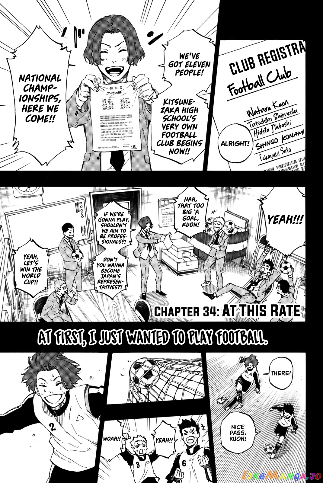 Read Blue Lock Manga Online