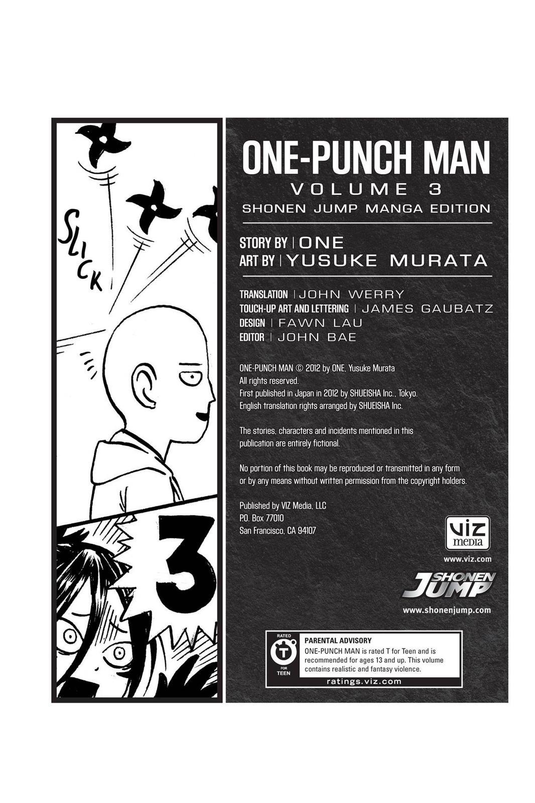Read One Punch Man Manga Online